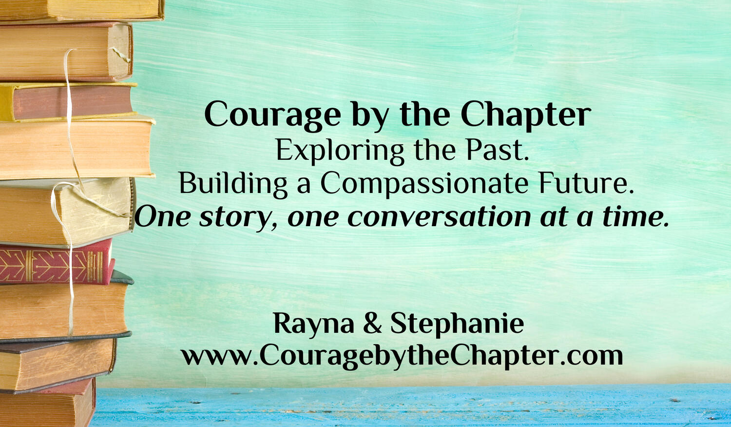 Courage By the Chapter YouTube Banner